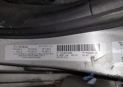 2015 Chrysler 200 Limited from USA, damaged, VIN 1C3CCCAB7FN742465